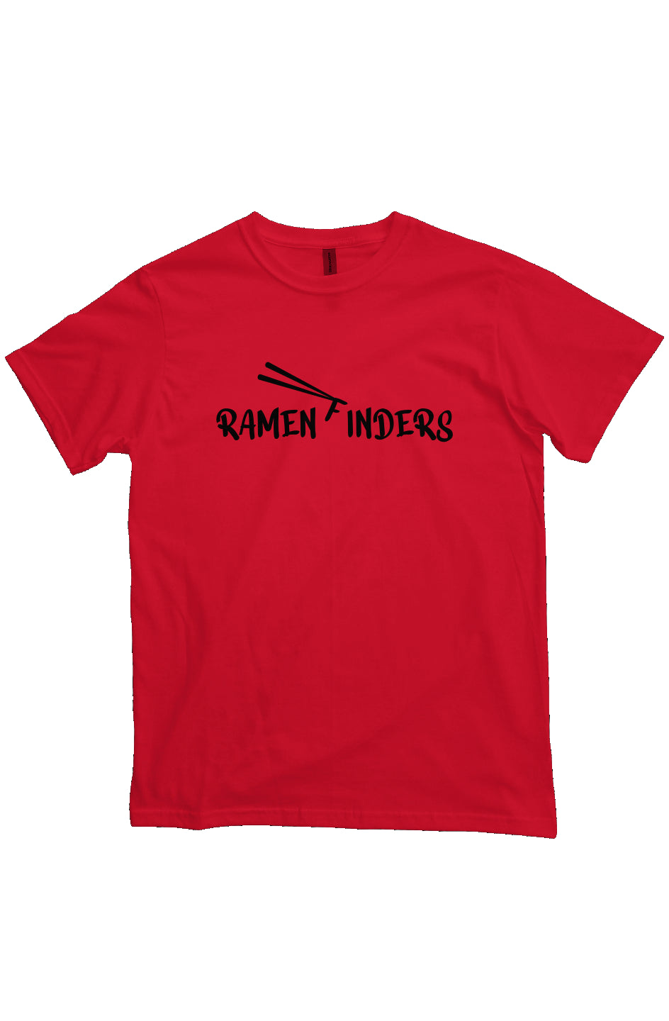 ramen finders organic shirt - red