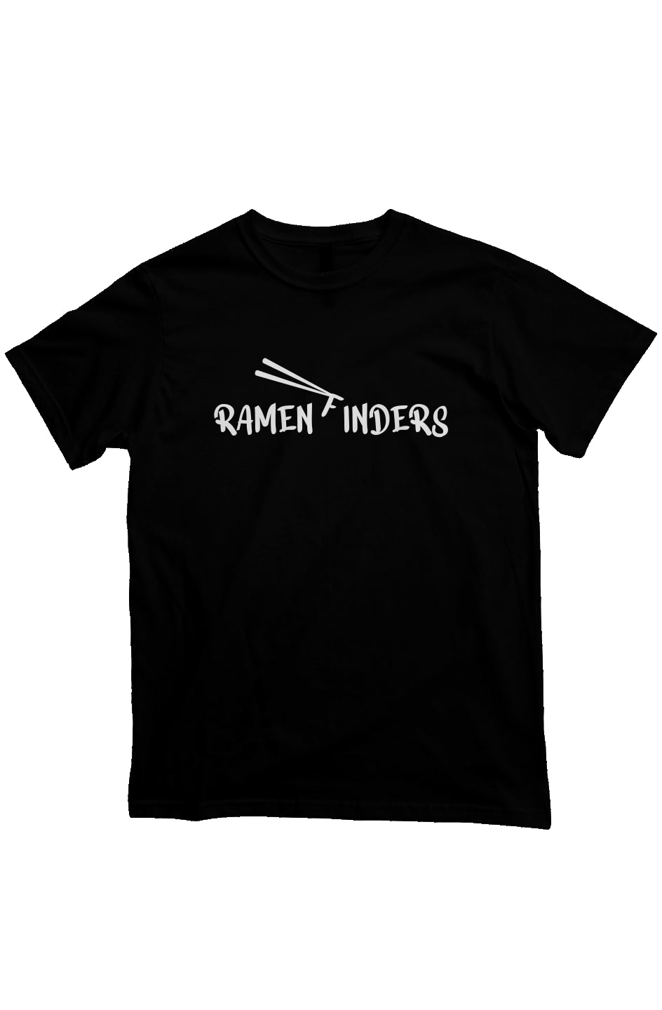 ramen finders organic shirt - black