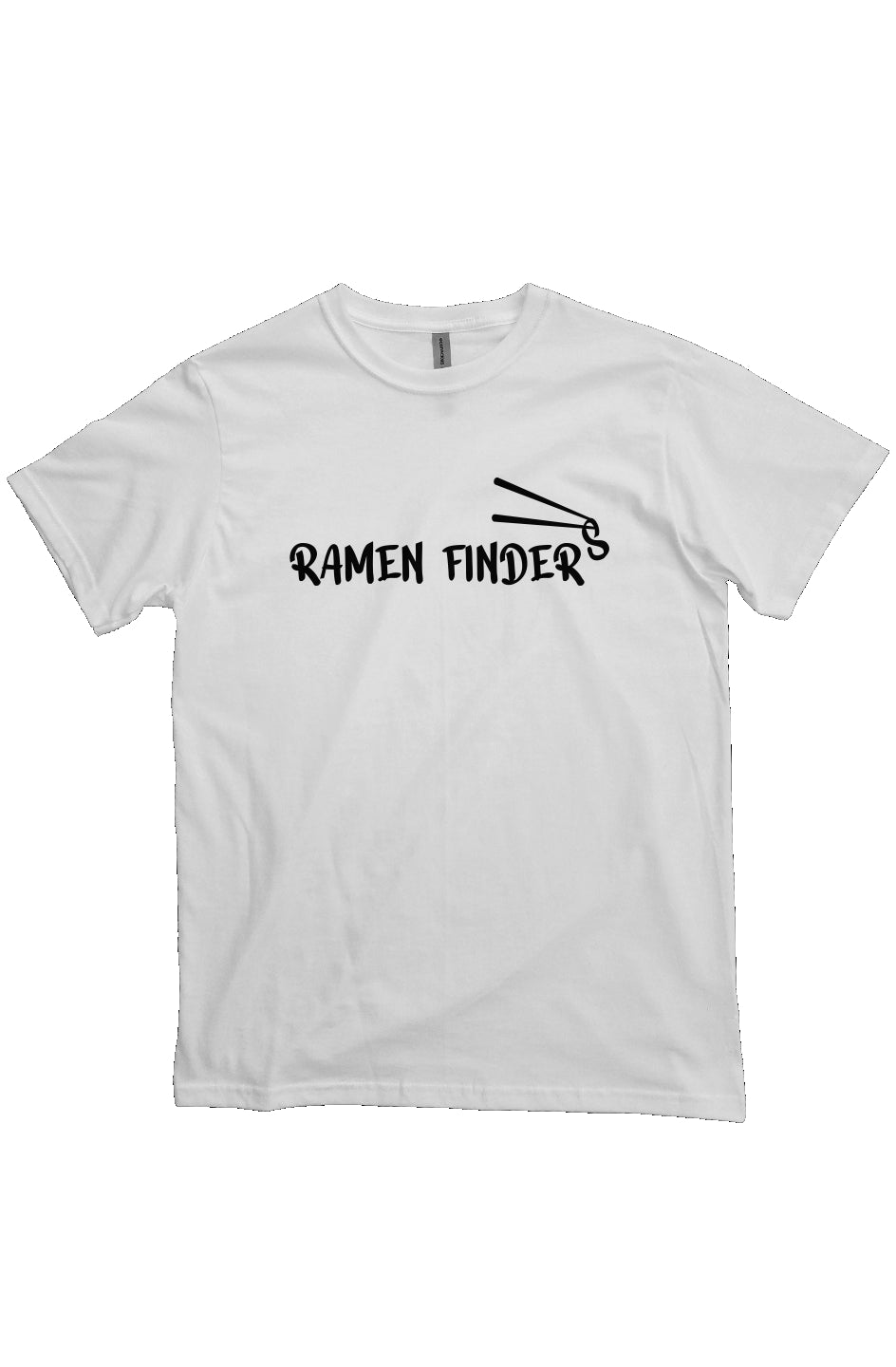 ramen finders organic teeshirt - white