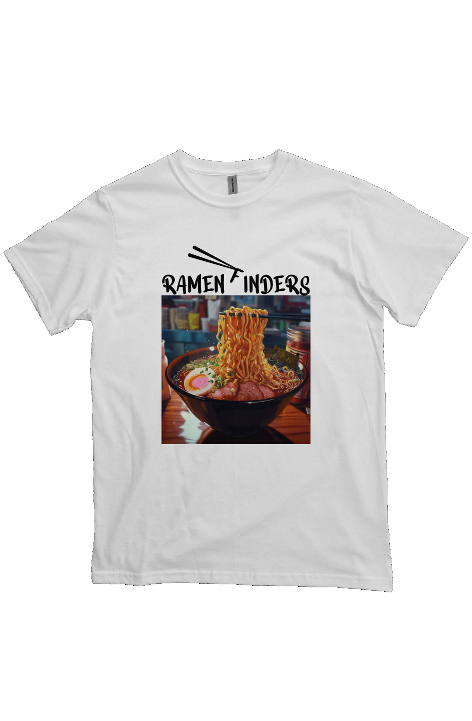 ramen tee shirt 7 white