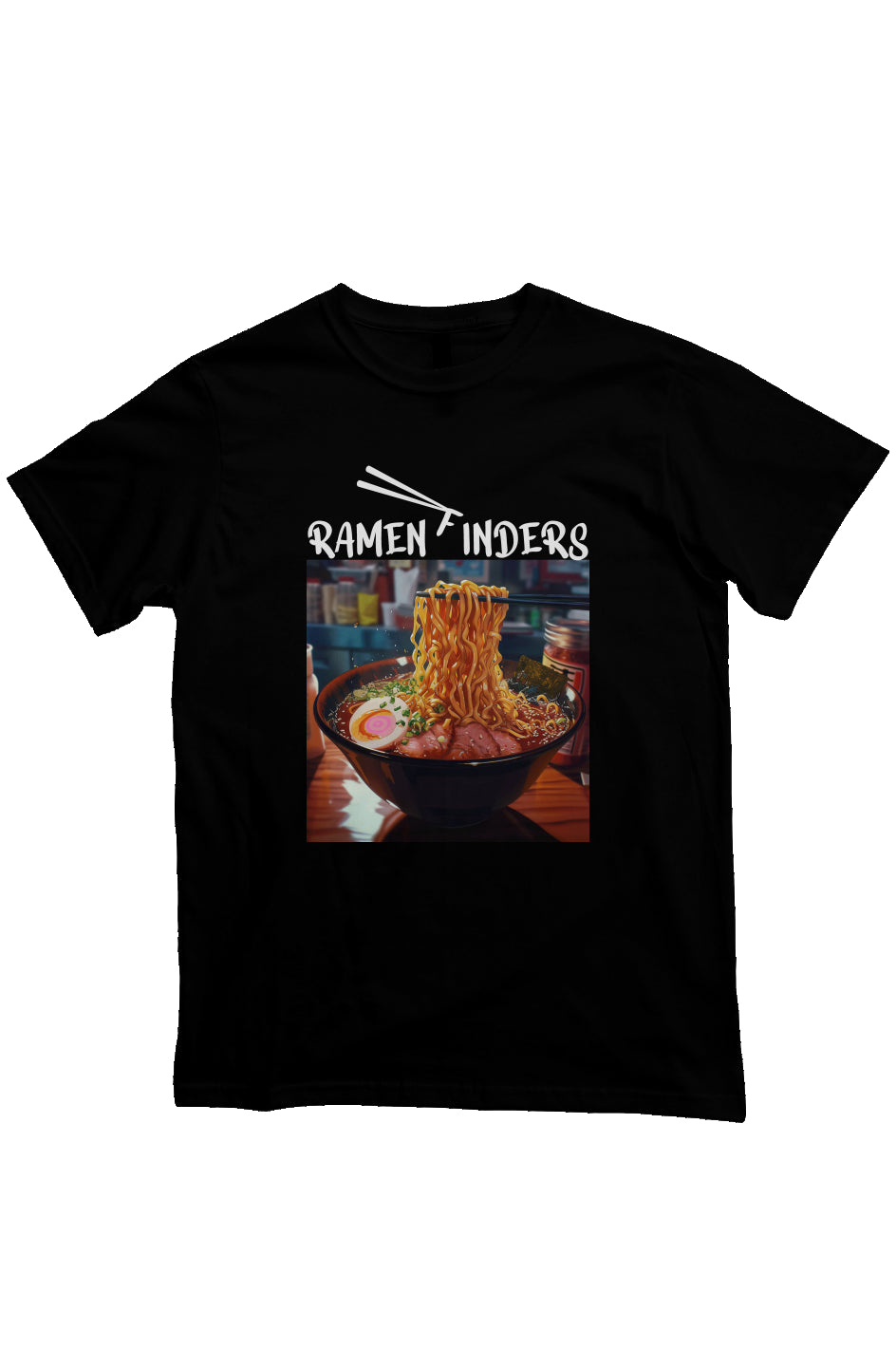 ramen tee shirt 7 black