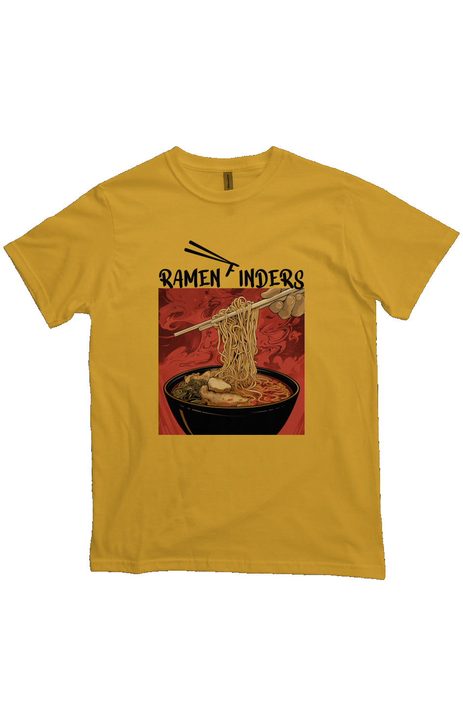 ramen tee shirt 8 golden