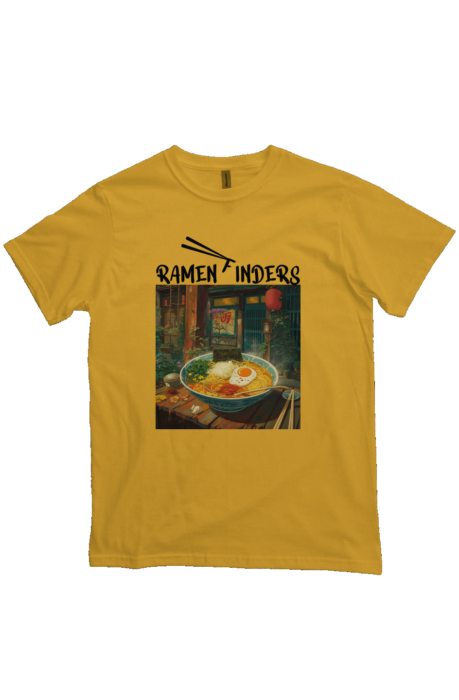 ramen tee shirt 10 golden