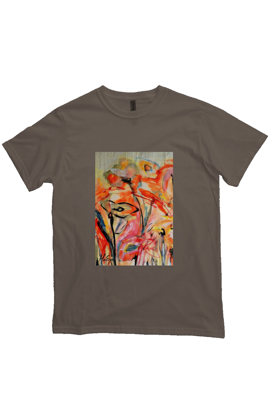 MaEga Tee - organic cotton shirt meteorite