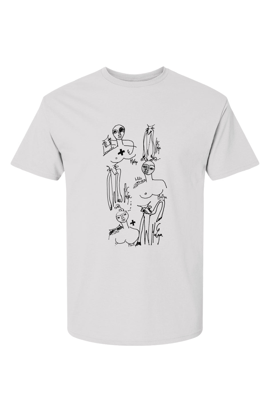 maega sketch vertical white