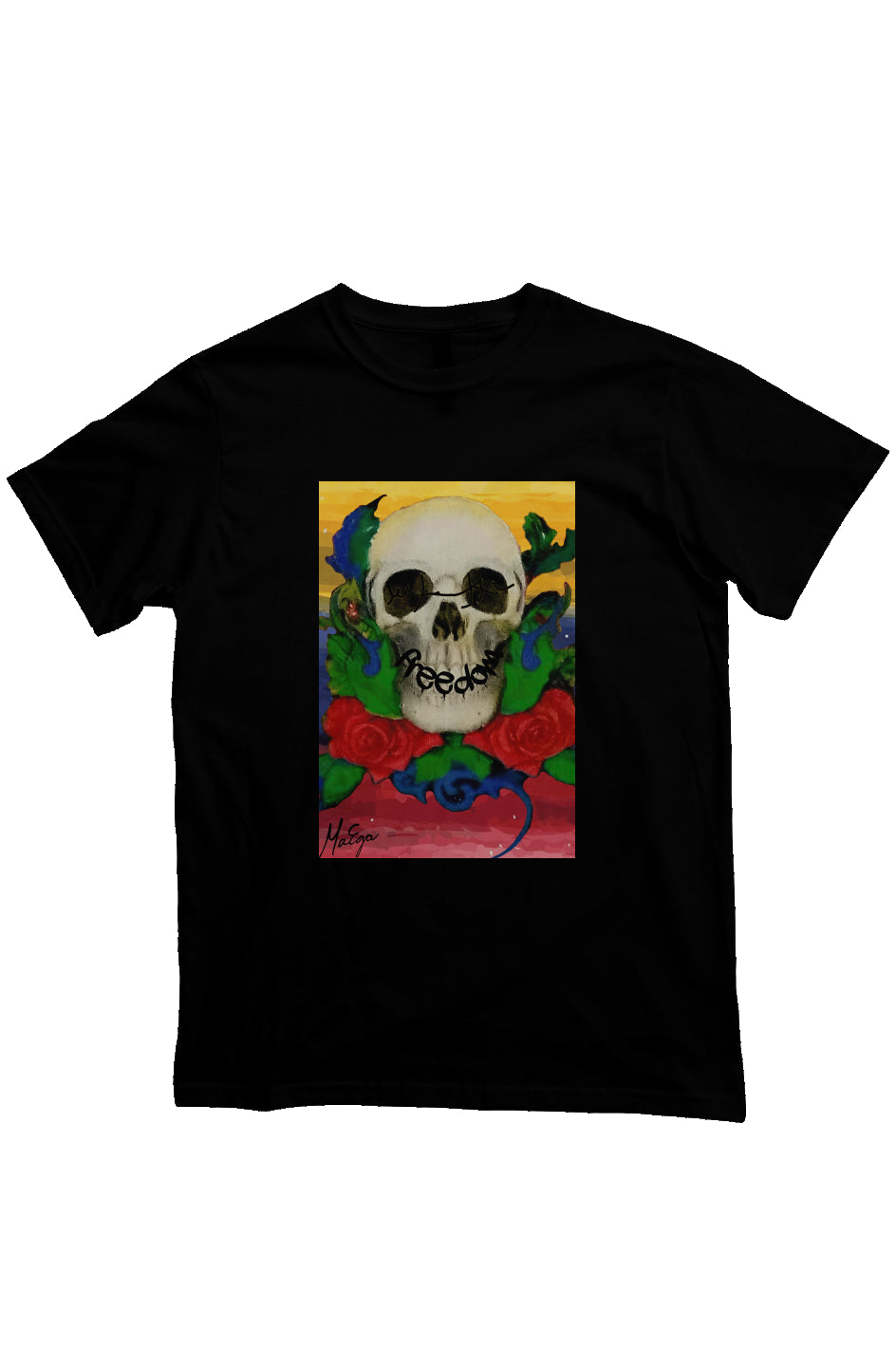 MaEga Tee - organic cotton shirt tricolor