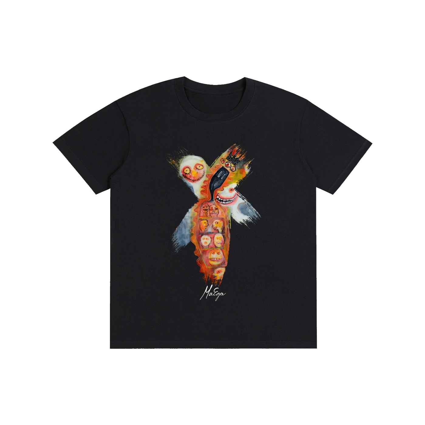 MaEga tee - unframed art