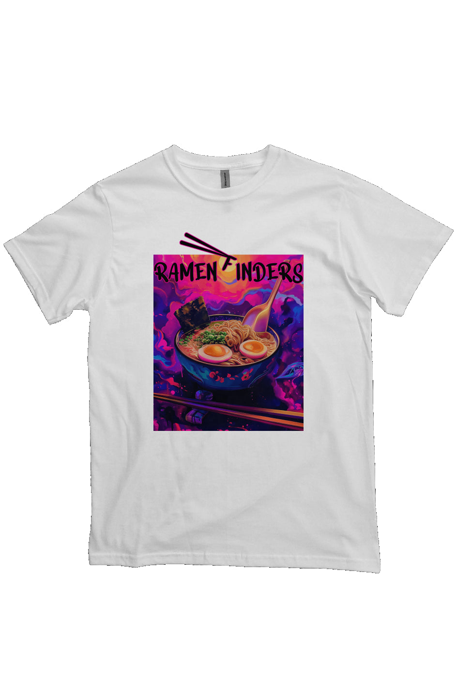 ramen finders tee shirt white