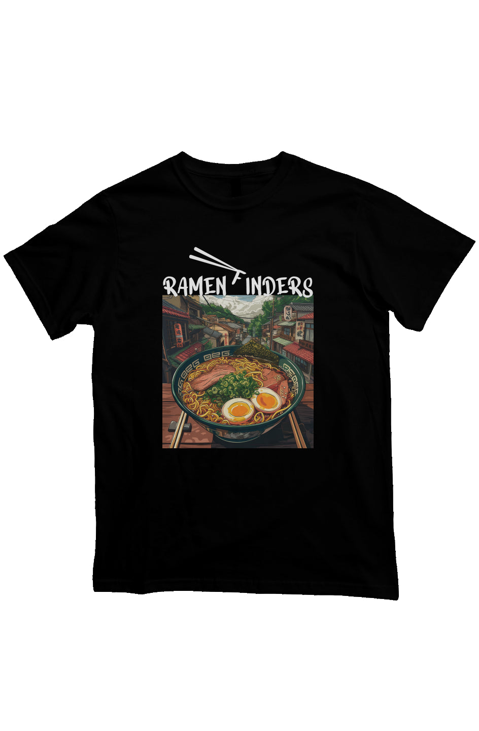 ramen tee shirt 9 black