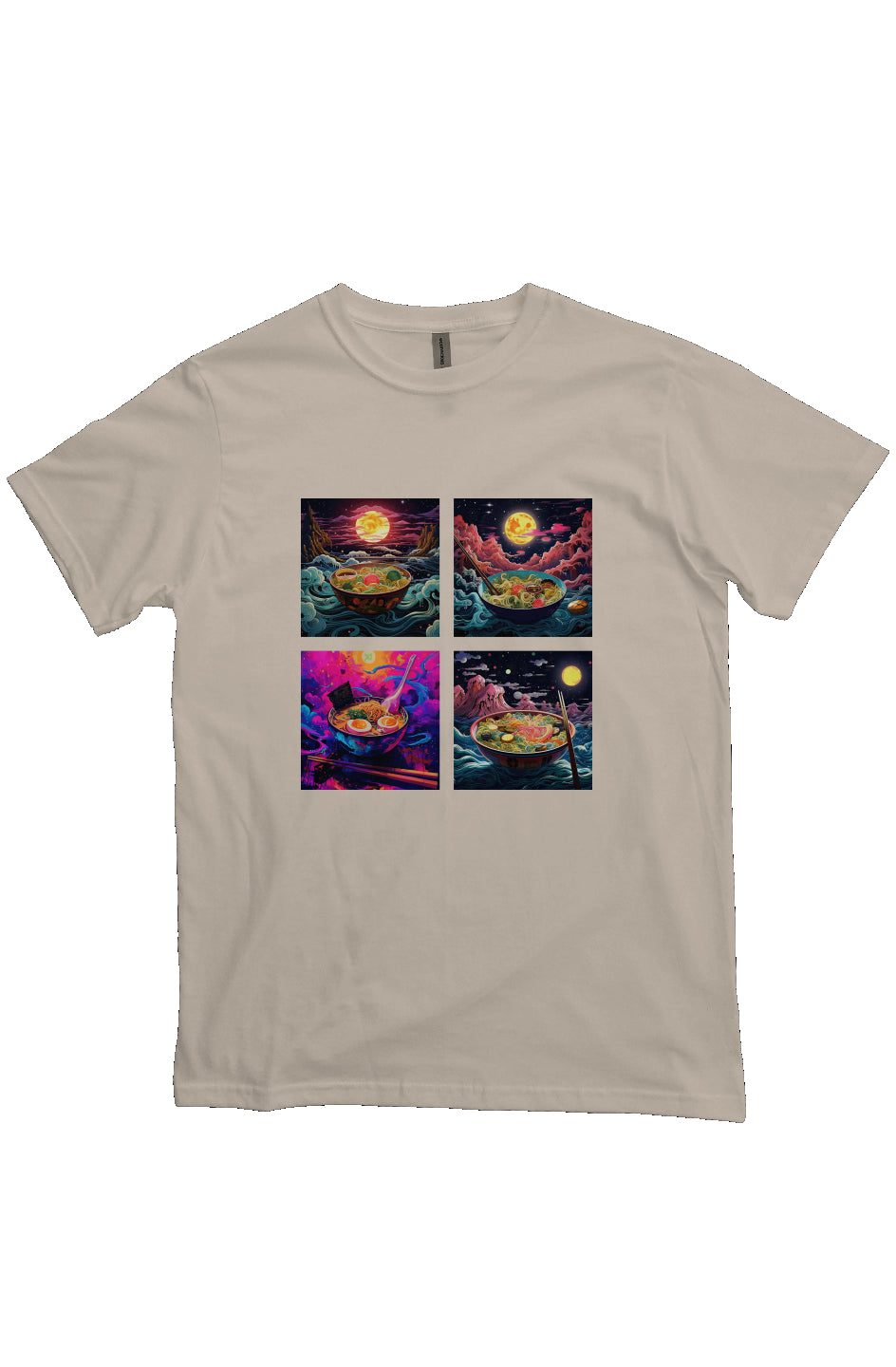 ramen 4-way moon, t-shirt xther