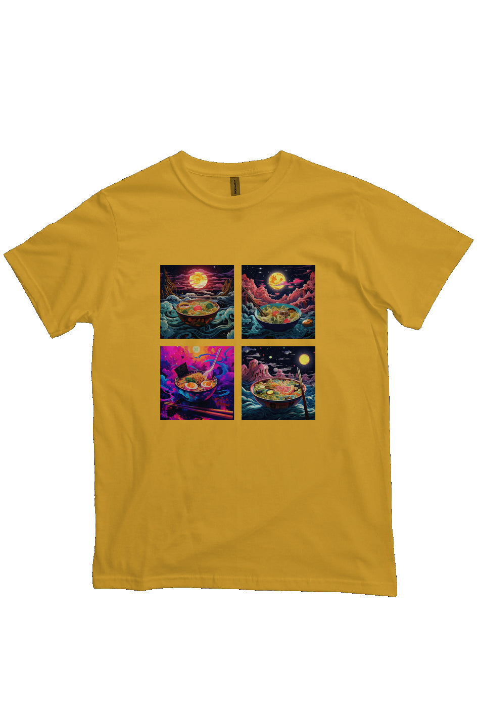 ramen 4-way moon, t-shirt beehive