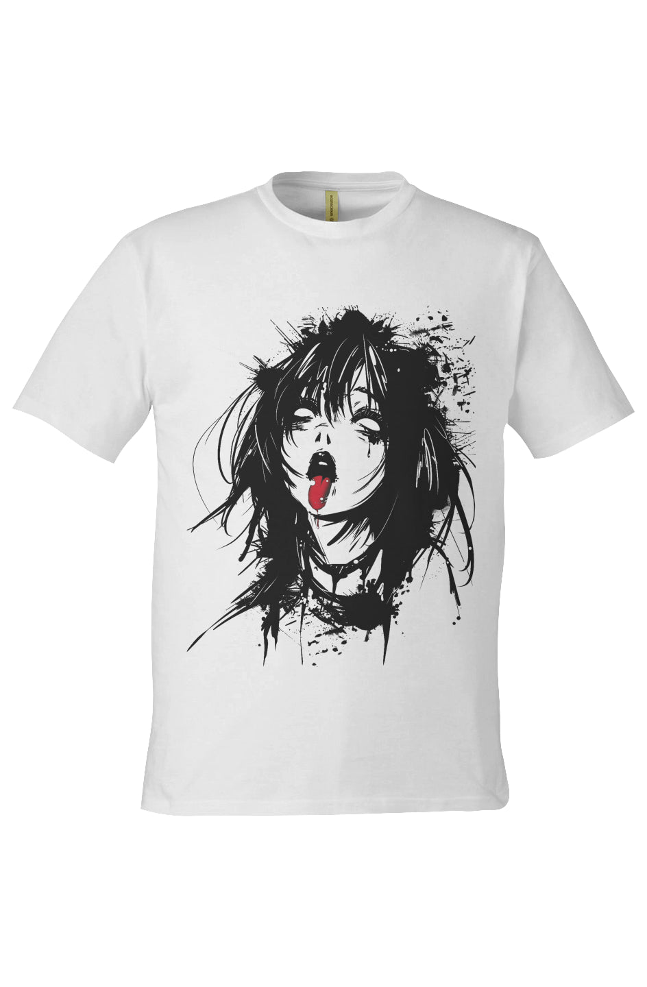 anime ice cream drip tee