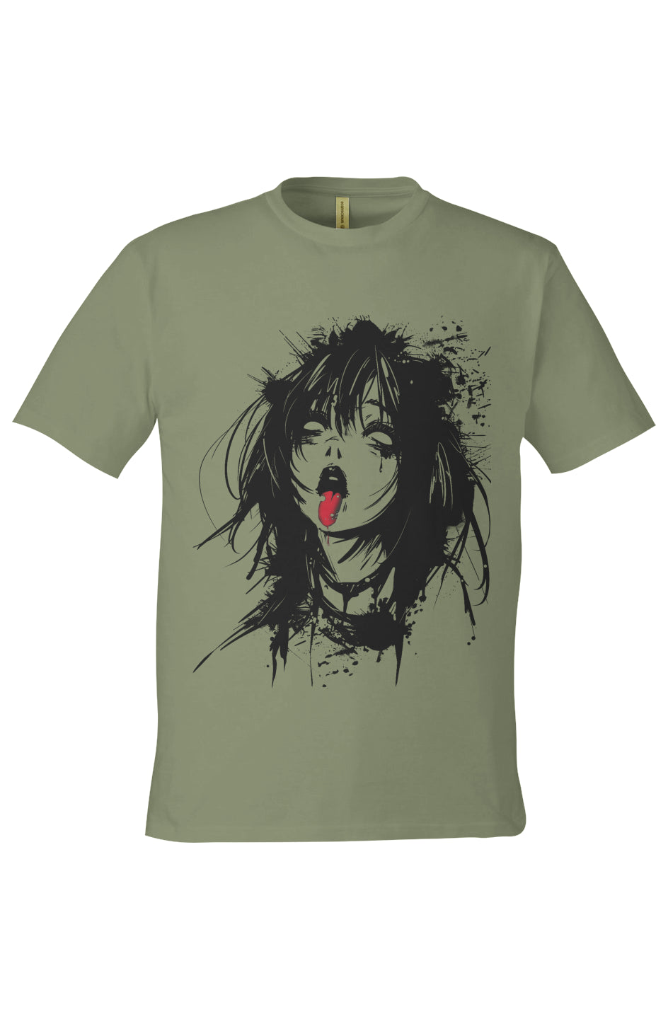 anime ice cream drip tee