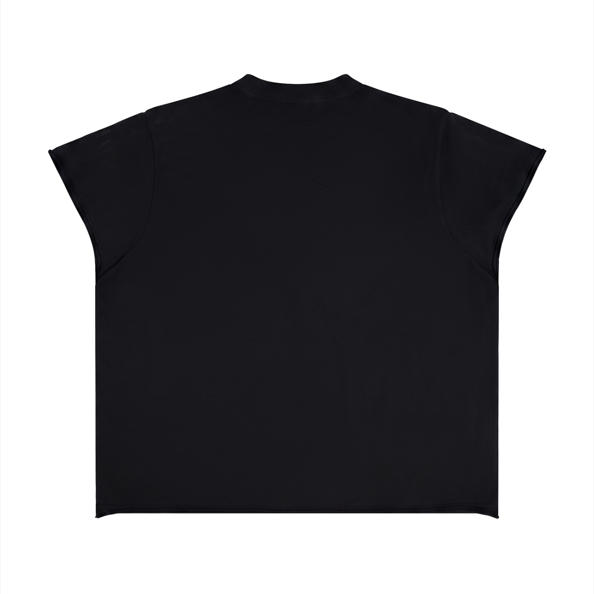 Unisex Boxy Raw Edge T-Shirt