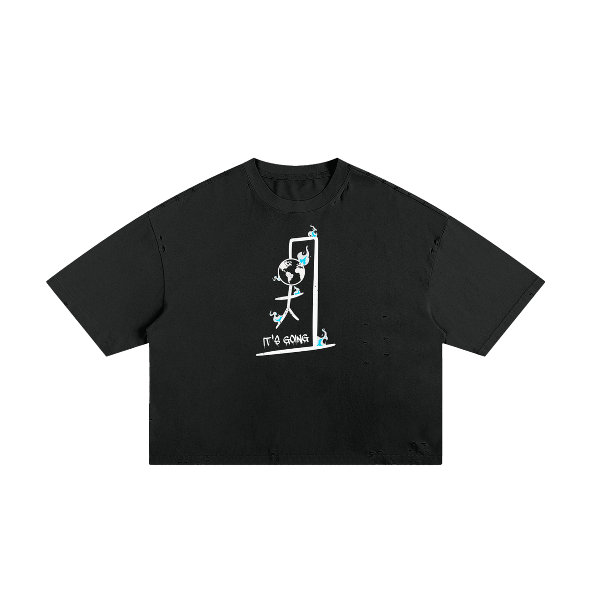 Classic Frayed Boxy Tee