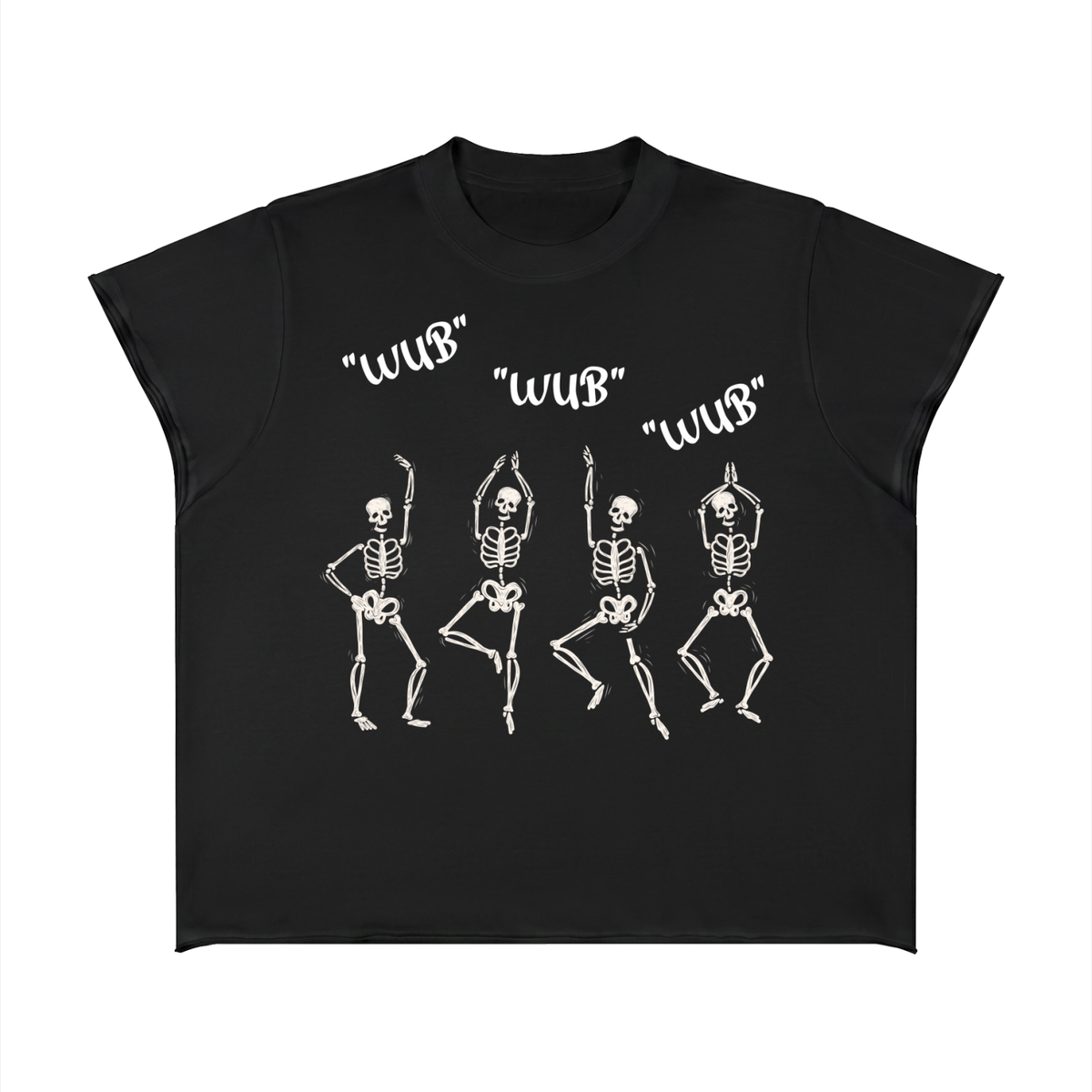Unisex Boxy Raw Edge T-Shirt