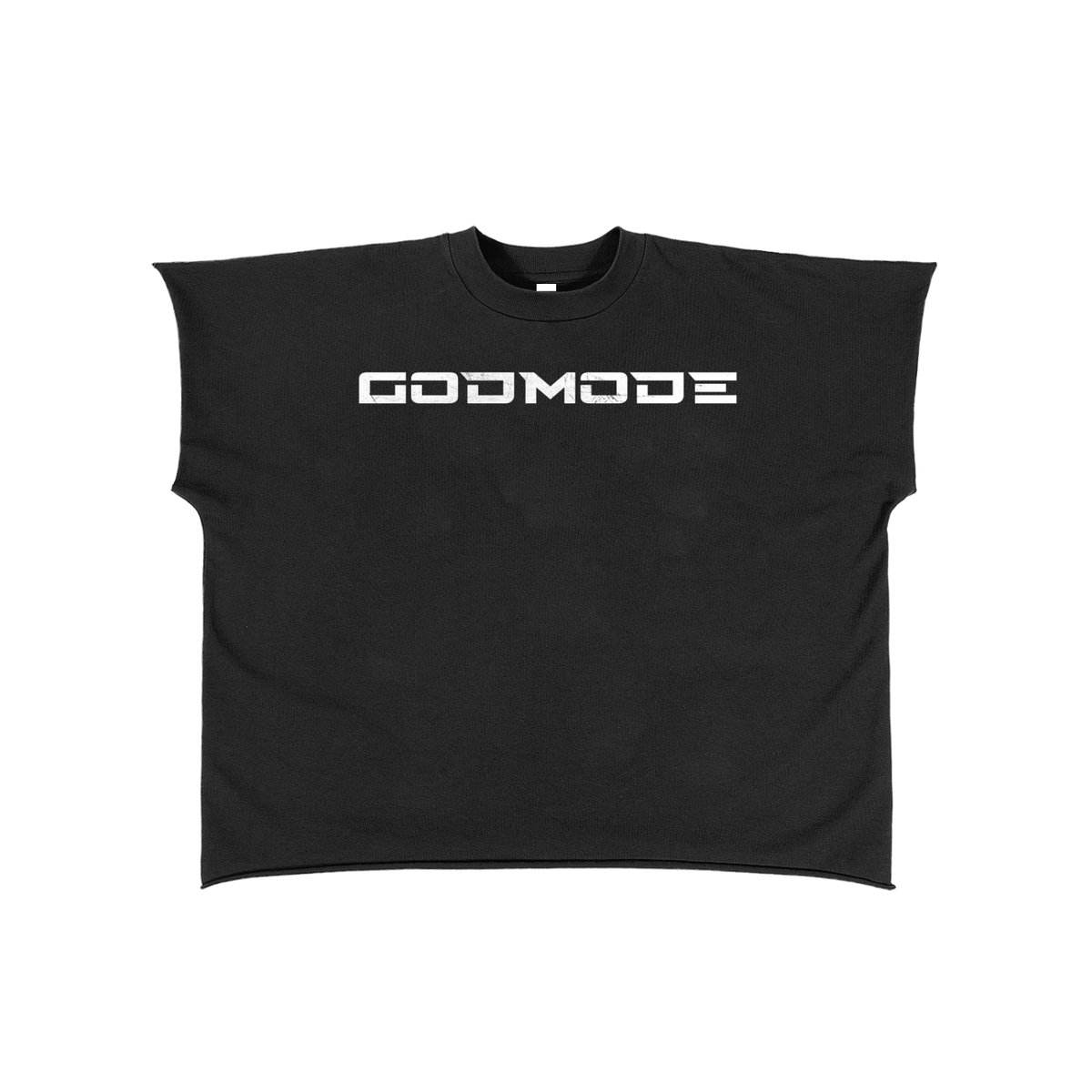 Raw Edge Boxy Non-Shrink T-Shirt